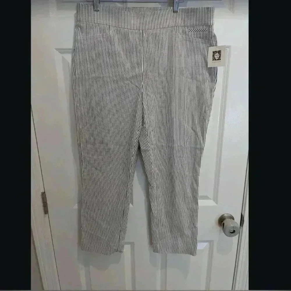 Women's Anne Klein Slim Crop Pull On Pants